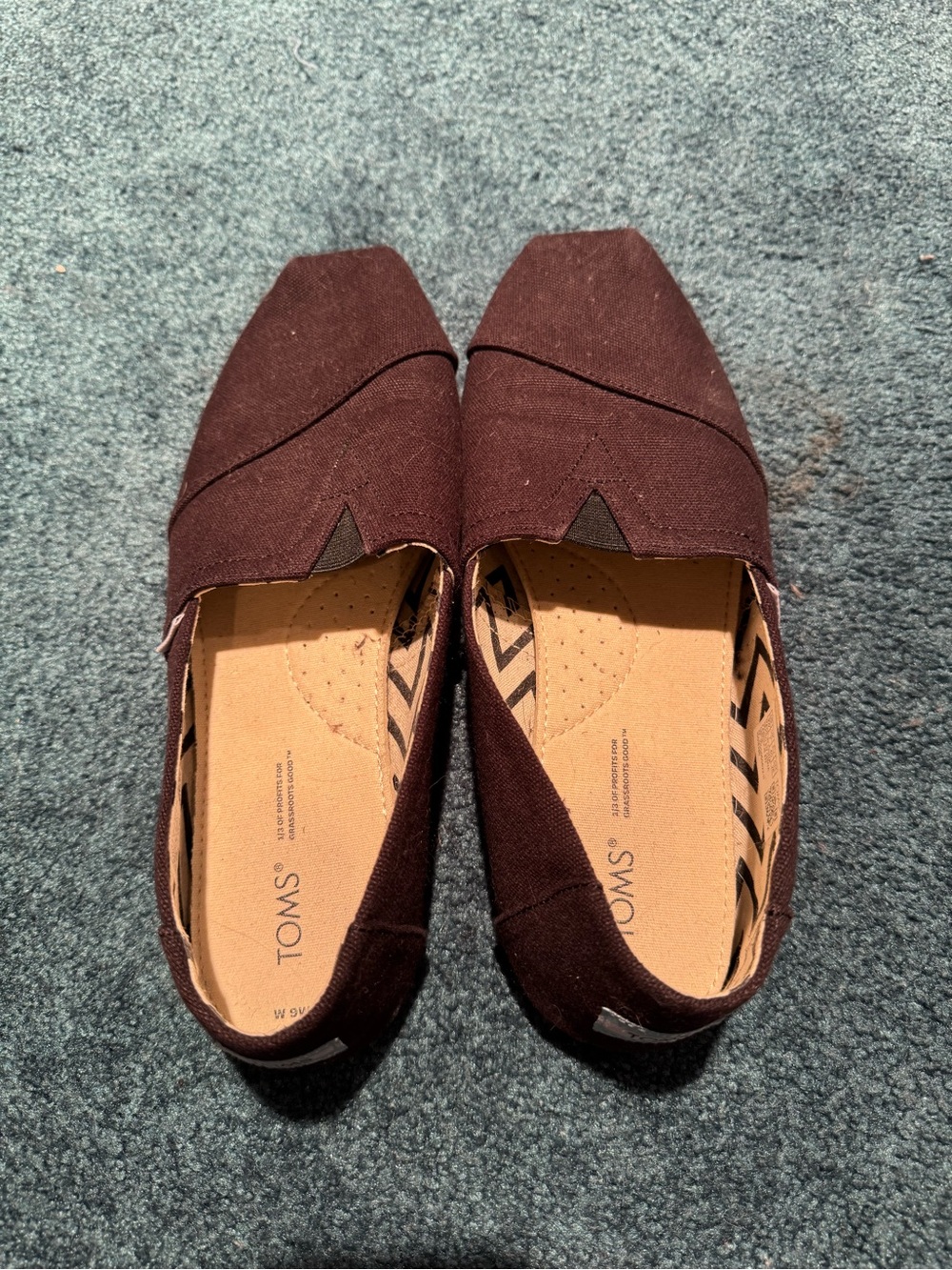 Toms Women’s Canvas Slip-On Loafers - Black